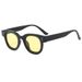 Men's Sunglasses New Oval Frame Rice Nail High End Sunglasses Retro Fashion Street Shooting Slim Anti Ultraviolet Sunglasses_viptrois.com