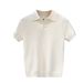 Men's Clothing Simple Casual Lapel Knitted Polo Shirt Summer Youth Fashion Personality Cuban Collar Short Sleeved T Shirt_viptrois.com