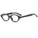 Women's Eyewear Frames Small Frame Oval Glasses For Women Fashion Retro Flat Rice Nail Cat Eye Glasses For Men_viptrois.com