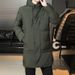 Men's Oversized Hooded Parka – Korean Streetwear Long Coat With Corduroy & Wool (M-8XL, Light Grey/Black/Army Green)_viptrois.com