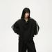 Men's Clothing Side Bars Contrast Color Design Stand Collar Zipper Jacket Casual Pants_viptrois.com