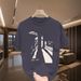 Visual Effect T-shirt Summer Pure Cotton Short Sleeved 2025 New Designer Men's High-end Casual Top_viptrois.com