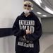 Autumn Casual Versatile Couple Jacket Men's Hooded Letter Printed Hoodie_viptrois.com