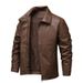 Men's Clothing New Leather Jacket For Men Spring Men Slim Lapel Jacket Men's Tops Windproof Casual Jacket Men_viptrois.com