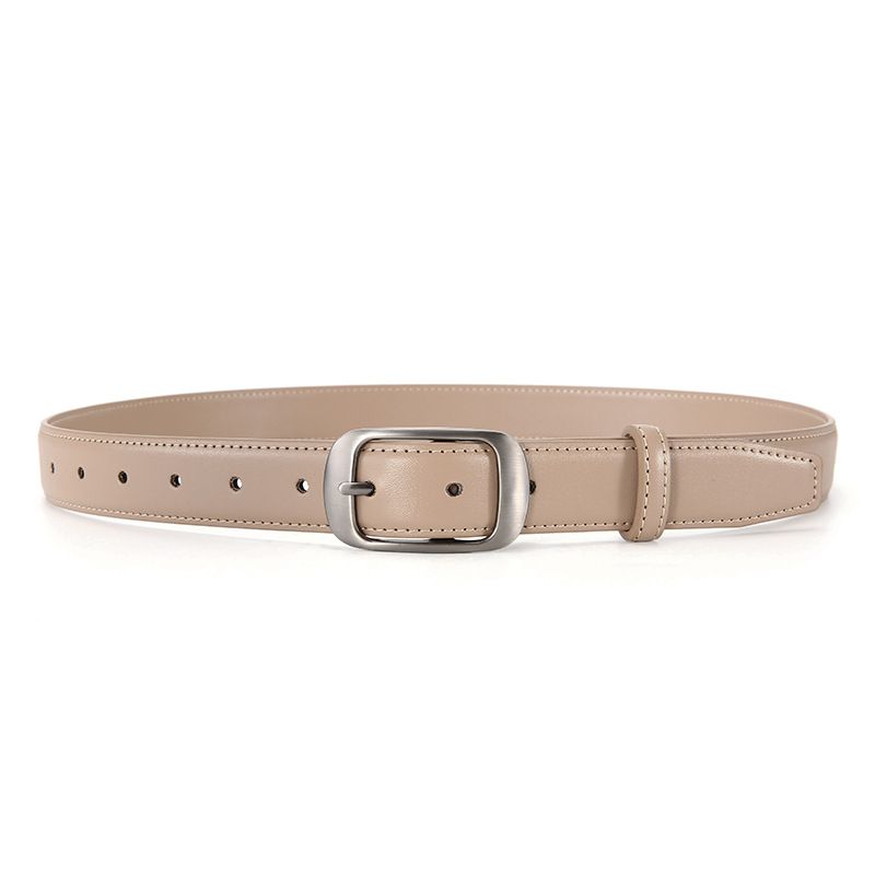 Popular Women's Cowhide Belt Fashionable Casual Versatile Belt Japanese Buckle_viptrois.com
