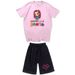 Men's Clothing Casual Short-Sleeved Shorts Suit Manana Sera Bonito Letter Print T-Shirt Suit_viptrois.com