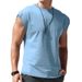 Men's Sleeveless T-Shirt Summer Athletic Tank Top_viptrois.com