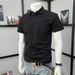 Men's Summer Thin Polo Shirt Color Matching Fashion With Chest Pocket Short Sleeved Top Lapel Half Sleeved T-Shirt_viptrois.com