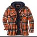 Pulse Hot-Selling Men's Clothing Autumn Winter Thickened Cotton Plaid Long Sleeve Loose Hooded Jacket In Stock_viptrois.com