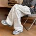 High-Quality Original Tie-Dye Jeans Men's High Street Cool Casual Tall Long Dirty White Straight-Leg Pants Trendy_viptrois.com
