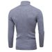 Loom European And American Foreign Trade Cross-Border Men's Knitted Autumn Winter New High Collar Youth Color Base_viptrois.com