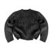 Unisex Oversized Cotton Knit Sweater With Crew Neck, Long Sleeve Pullover For Men & Women, Casual Streetwear For Spring & Fall_viptrois.com