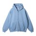 Men's Clothing Wear New Arrivals Plus Velvet Thickened Zipper Sweater Pants Set_viptrois.com