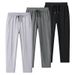 Men's Summer Cotton Pants - Lightweight Breathable Loose Fit Casual Trousers With Straight Leg For Comfort & Style_viptrois.com