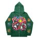 Hoodie Sweatshirt Gothic High Street Full Zipper Oversized Unisex Streetwear Y2 Jacket_viptrois.com