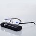 Unisex Fashion New Half Frame Reading Glasses Men And Women Portable Fashion With Box Anti Blue Light Reading Glasses_viptrois.com