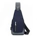Men's Large Capacity Crossbody Sling Bag With USB Charging Port - Waterproof Oxford Fabric, Multi-Compartment Design For Travel, Work_viptrois.com