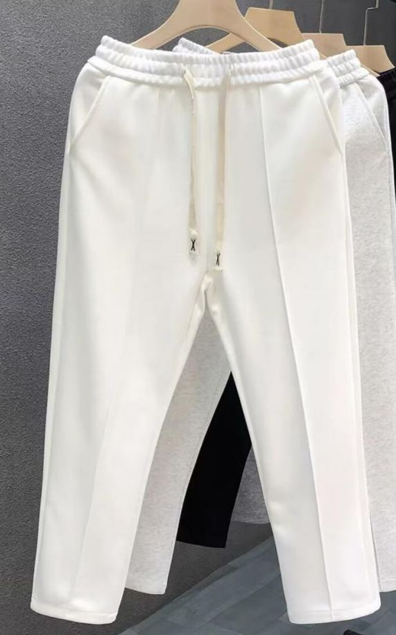 Men's Clothing new loose casual pants men's Korean style trendy all match pants summer thin wide leg mopping trousers_viptrois.com