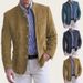 Retro Windproof Jacket For Men – Polyester Casual Coat With Zip Pockets (6 Sizes, Vintage Streetwear, Slim Fit, All-Season Layering Essential)_viptrois.com