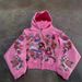Cartoon Print Zip-Up Hoodie - Oversized Pullover With Playful Graphic, Casual Streetwear Hooded Sweatshirt For Men & Women_viptrois.com