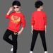 Teenage Clothing casual sports suit boys' sweatshirt pullover long-sleeved two-piece sportswear_viptrois.com