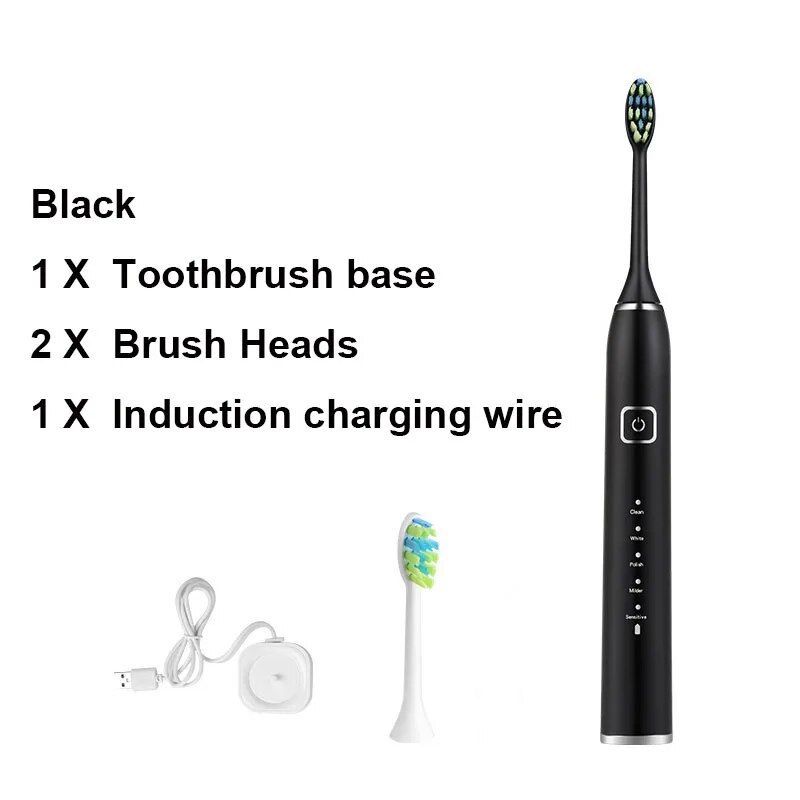 Adult Sonic Electric Smart Wireless Sensor Charge Couple's Toothbrush Waterproof Ultrasonic Automatic Tooth Brush_viptrois.com