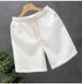 Men's Clothing Summer Five Point Casual Shorts Men's Fashion Handsome Loose Straight Casual White Outer Wear Sweatpants Trend_viptrois.com