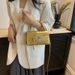 Women's Bags Fashion Diamond Small Square Bag Pleated Handbag Ladies Bag Foreign Temperament Shoulder Messenger Bag_viptrois.com