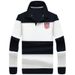 Men's Clothing High End Paul Contrast Color Knitted Long Sleeve Autumn New Casual Warm Loose Lapel Polo Shirt Men_viptrois.com
