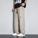 L-10Xl New Plus Size Men's Ice Silk Nylon Fabric High Elastic Summer Versatile Sports Casual Long Pants_viptrois.com