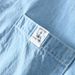 Men's Clothing White Simple Short Sleeved Shirt Casual Youth Denim Shirt Jacket_viptrois.com