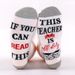 Cotton mid-tube socks sole letter jacquard leisure sports socks creative socks_viptrois.com