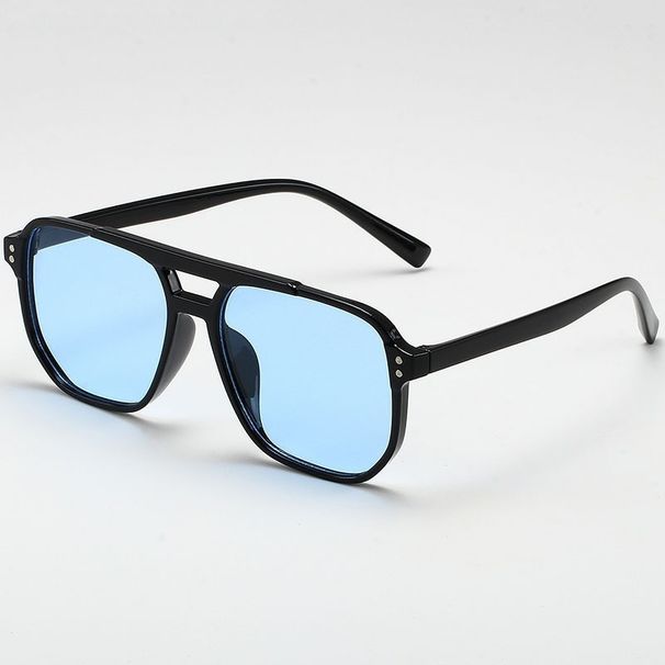 Vintage Männer Frauen Große Sonnenbrille Männer Platz Shades Marke Designer Unisex Sonnenbrille Schwarz Objektiv Männlich Weiblich Sonnenbrille UV400_viptrois.com