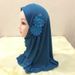 For 2 To 7 Year Old Girls' Headscarf Prayer Hat Arabic Two Hijab H081_viptrois.com