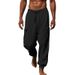 Premium Products 2024 Summer Autumn Cotton And Casual Leg Bundle Multi Pocket Tether Solid Color Loose Large Size Work Pants For Men_viptrois.com