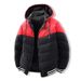Padded-on Men's Embroidery Contrasting Colors Loose Removable Hat Double-sided Wear Thickened Padded Jacket Hooded Jacket_viptrois.com