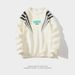 Trendy Spring And Autumn New Men's Hoodie Casual Versatile Youth Handsome Long Sleeve T-Shirt Round Neck Guard 85F_viptrois.com
