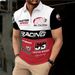 Men's Clothing Zipper Polo Shirt - 3D Racing Print Breathable Pique Knit With Modern Fit_viptrois.com