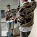 Autumn And Winter Jacquard Round Neck Sweater Men's Pullover Contrasting Zebra Print Knit Sweater_viptrois.com