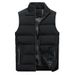 Men's Stand Collar Vest – Lightweight Quilted Sleeveless Jacket, Slim Fit With Zip Pockets (M-8XL) Layering Essential For Casual & Streetwear_viptrois.com