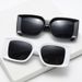 New Fashion Large Square Frame Sunglasses Frame Concave Men And Women Ins Style Xiaoxiang Sunglasses UV Protection For Men And Women_viptrois.com