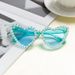New Candy Color Heart Bride Glasses Sweet Love Party For Women High-end Heart-shaped Pearl Sunglasses_viptrois.com