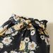 Baby Girl Summer Outfit Set - Ribbed Sleeveless Romper + Floral Shorts + Hair Tie (3-Piece Set) - Soft Cotton Toddler Clothes_viptrois.com