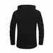 Cardigan Solid Color Hooded Sweater Coat Men Sweater Autumn And Winter_viptrois.com