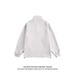 Minimally Embroidered Stand Up Collar Half Zip Hoodie Men's Trendy Brand Loose Casual Sportswear_viptrois.com