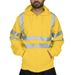 Men's Clothing Reflective Strip Sanitation Work Clothes Plus Velvet Hooded Top Outdoor Sweatshirt_viptrois.com