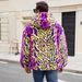 2025 Men's Best-selling Faux Fur Colored Leopard Print Jacket, Plush Contrasting Color Warm And Thick Leopard Print Jacket_viptrois.com