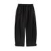 Men's Clothing Three Dimensional Pleated Design Casual Pants Drape All Match Trousers Retro Loose Side Split Trousers_viptrois.com