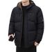 "Men's Premium Winter Padded Jacket – Thickened Cotton Loose Fit With Hood (Black/Army Green/Brick Red/Brown, M-3XL)"_viptrois.com