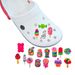 Cute Cartoon Candy Series Shoes Flower Shoe Buckle PVC Soft Rubber Slippers Accessories Decorative Gifts For Children_viptrois.com